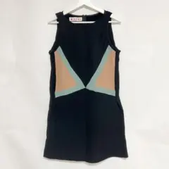 MARNI マルニ ノースリーブ ワンピース レーヨン 40 古着のサムネイル