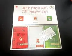 スーパーマリオブラザーズ 25周年記念 ハンカチセット　クラブニンテンドー