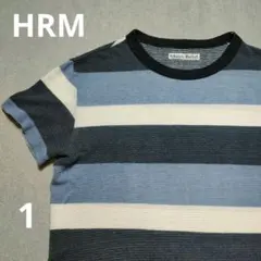 HRM ハリウッドランチマーケット サマーニット Tシャツ ボーダー S 綿のサムネイル