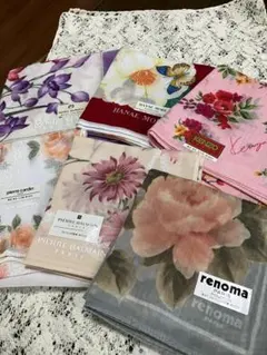 花柄ハンカチセット(6枚)