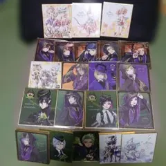 ツイステ 色紙セット 寮服 式典服 ハーツラビュル サバナクロー寮集合 他27枚