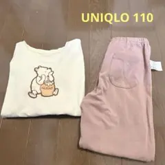 ユニクロ 長袖パジャマ 110