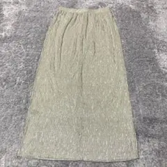 新品　シャイニープリーツナロースカート chocol raffine robe