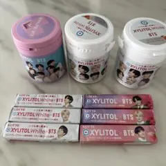 未開封LOTTE XYLITOL × BTS ガム ボトル スティック9点セットのサムネイル