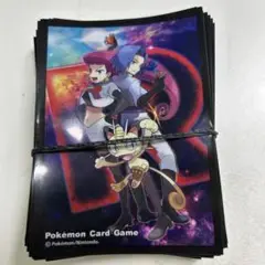 ポケモンカード デッキシールド『ロケット団(ムサシ&コジロウ)』64枚セット