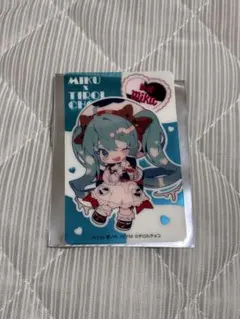 初音ミク チロルチョコ クリアカード チロルミク