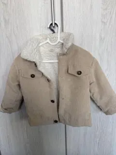 ベージュ コーデュロイジャケット 18-24M