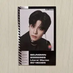 StrayKids スンミン ODDINARY IDカード