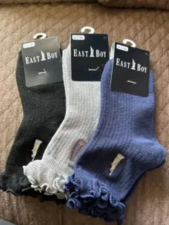 EAST BOY キッズ靴下 3足セット