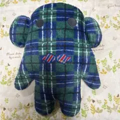 CRAFTHOLIC ぬいぐるみ チェック柄 蝶ネクタイ