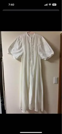 KBF ワンピース　ホワイト