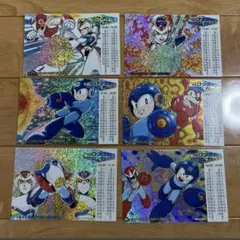 希少/1995 ロックマン ホログラムカレンダー 完品セット 美品】1995 ロックマン ホログラムカレンダー ボンボン創刊13周年