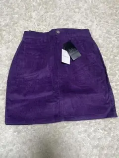 spray パープル コーデュロイ タイトスカート