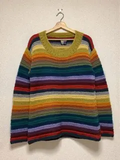 FACETASM マルチカラー モヘア ニット ボーダー stripe knit