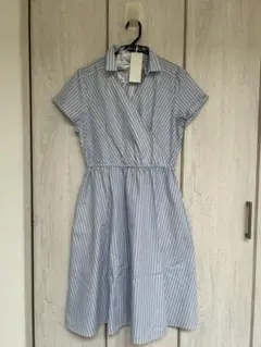 オンワード any sis カシュクールシャツワンピース XL