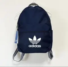 新品アディダスオリジナルス adidas リュックサック トレフォイルロゴ 紺