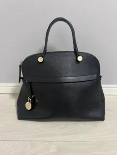 本日限定セール‼️美品 FURLA パイパー 2wayハンドバッグ ブラック