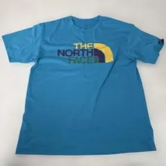THE NORTH FACE マルチカラーロゴ Tシャツ ターコイズブルー XL