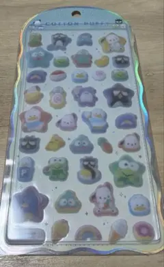 コットンパフィシール　はぴだんぶい