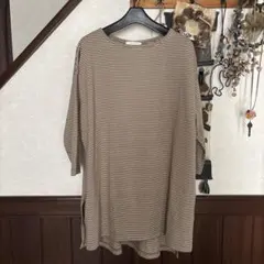 未使用品chocol raffine robe ボーダーチュニック
