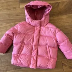 BON TON フード付きピンク中綿コート