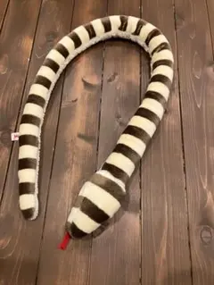 AURORA ストライプヘビぬいぐるみ　上野動物園 シマヘビ かわいい