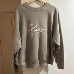 classicalelf BIG刺繍オーバーサイズ スウェット グレージュ