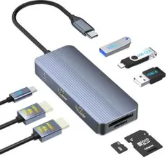 ドッキングステーション hdmi×2