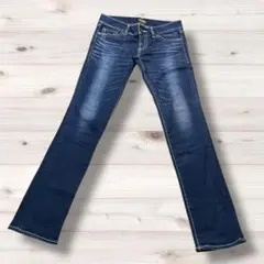 マウジー　moussy デニムパンツ　スキニー　ジーパン　濃紺　27 ストレッチ