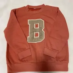 オレンジ トレーナー　130 裏シャギー