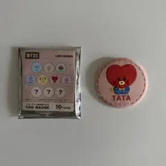 【匿名配送】BT21 TATA 刺繍缶バッジ