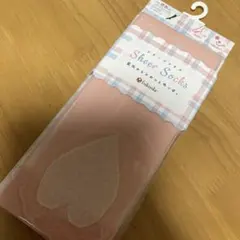 【福助 シアーハイソックス ピーチピンク 23〜25センチ】