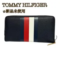 【新品】TOMMY HILFIGER 長財布 ジップウォレット トリコロール