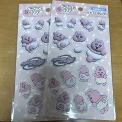おぱんちゅうさぎ ぷくっとシール 2枚セット　新品未使用