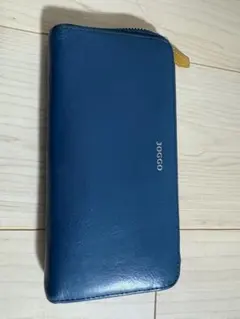 JOGGO レザー 長財布 青