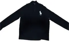 ポロ　ラルフローレン　スウェット　トレーナー　ビッグロゴ　黒　L メンズ