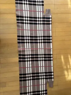 袖付き⭐️ニットストール⭐️チェック柄ストール