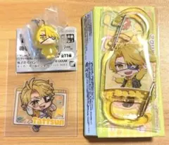 カラフルピーチ　たっつん　3点セット　まとめ売り ステッカー　カラビナ　めじるし