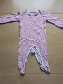 ラルフローレン　白とピンク　ロンパース　3М