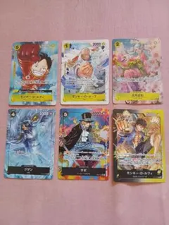 一番くじ　ワンピースカードゲーム　カードデザインステッカーセット　開封済