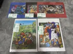 5枚+5枚 ドラゴンクエスト 誕生35周年記念 ランチョンマット おまけ