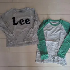 長袖　ロンＴ　2枚セット　まとめ売り　140cm