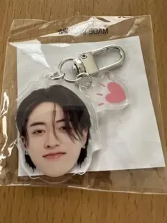 TREASURE カプセルトイ　顔アクキー　ハルト　喜