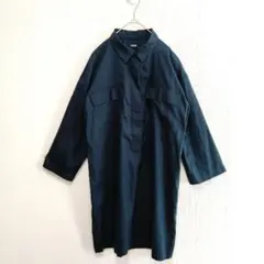 【美品】ジャーナルスタンダード ロングシャツ ブラック　シャツジャケット