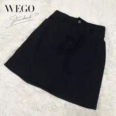 WEGO STANDARD ミニスカート M ブラック 台形スカート シンプル