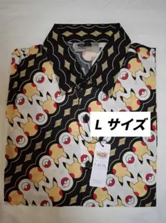 ネイティオ 柄 スラバヤ限定ポケモンバティック半袖シャツ Lサイズ