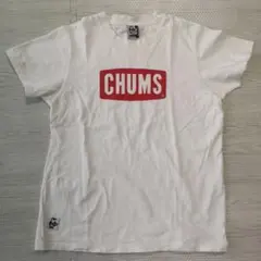 CHUMS　ロゴプリント　Tシャツ　Lサイズ　ホワイト　レディースのサムネイル