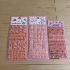 新品　タイルシール　マイメロ　キティ　サンリオ