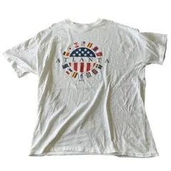 【90s米国製】ヘインズタグ アトランタオリンピックTシャツ 国旗 XXL