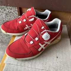 Asics GEL PRESHOT BOA ゴルフシューズ レッドのサムネイル